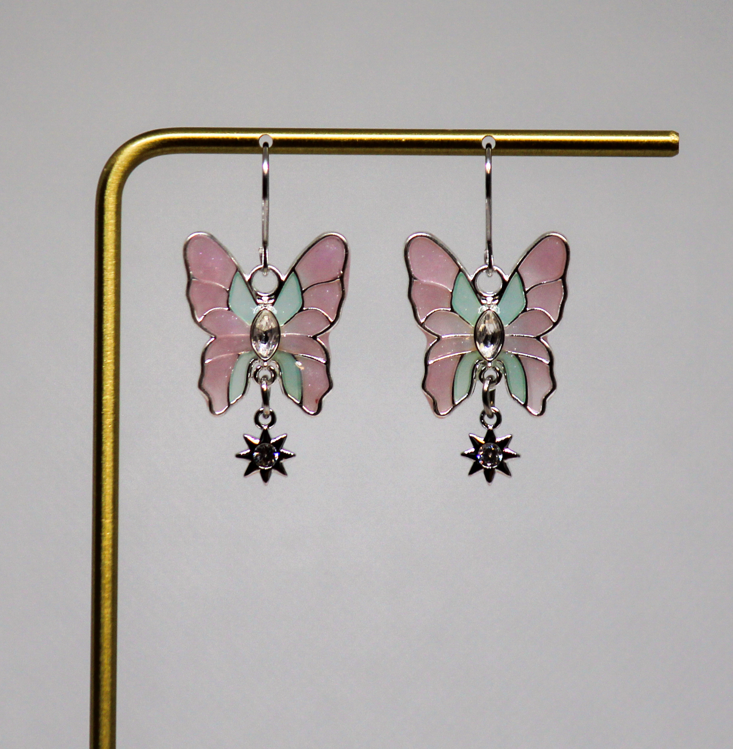 Purple Butterfly Sun Charm