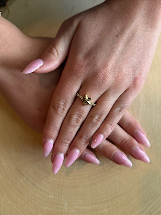 Gold Star Ring