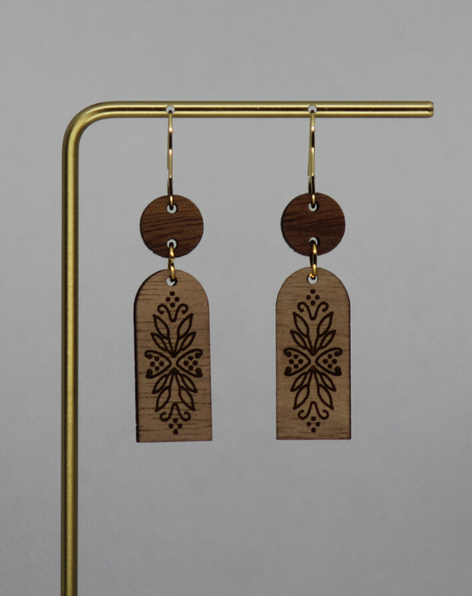 Wooden Arch With Foliage