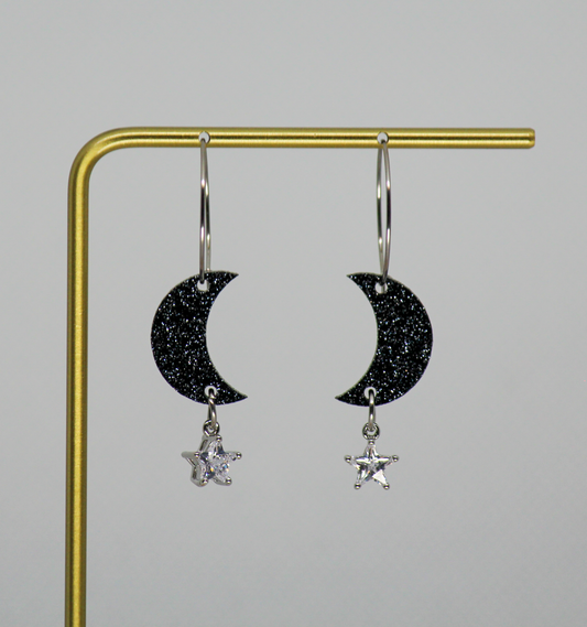 Acrylic Moon With Star