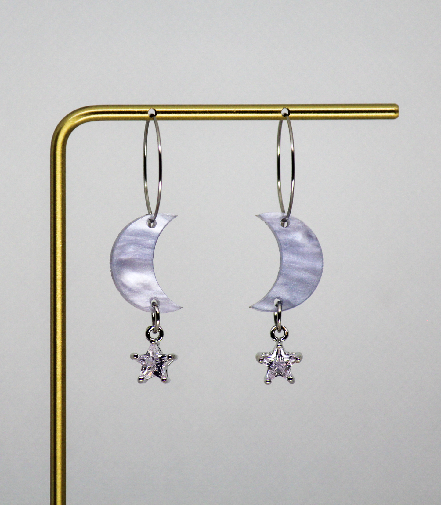 Acrylic Moon With Star