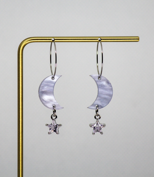 Acrylic Moon With Star