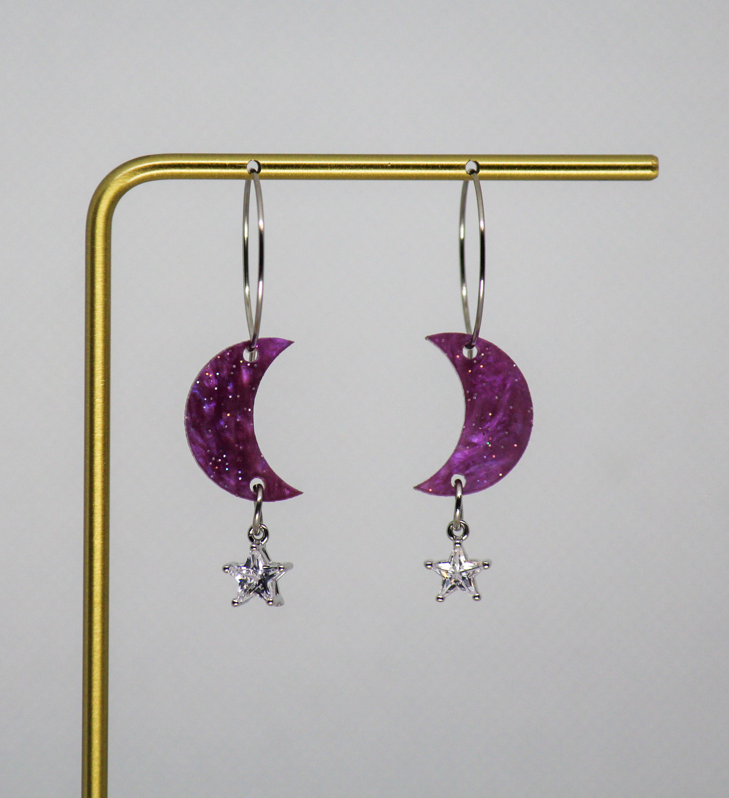 Acrylic Moon With Star