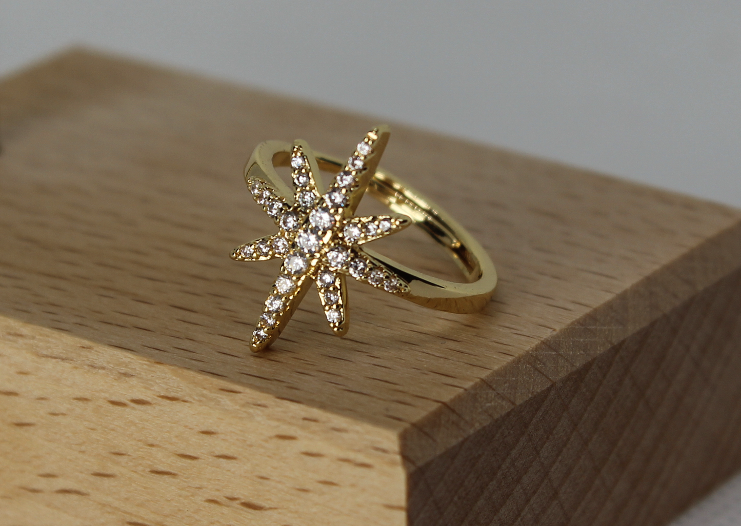 Gold and ZC Star Ring