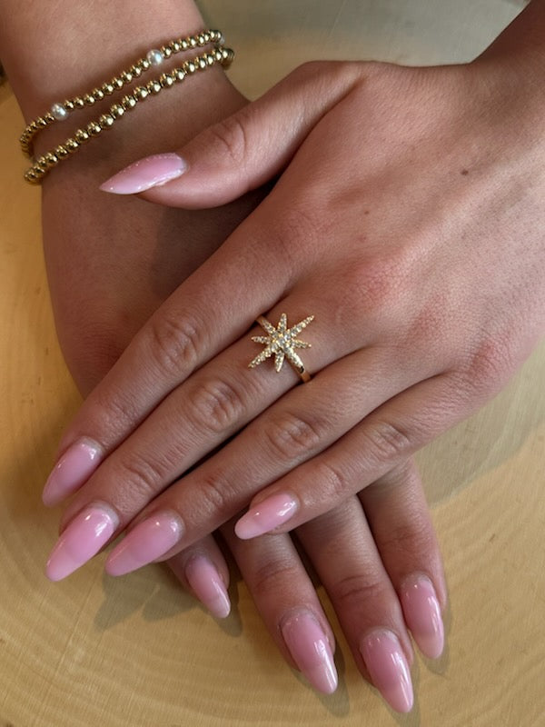 Gold and ZC Star Ring